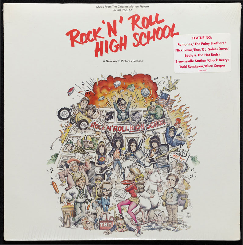 Ramones Rock N Roll High School Sealed Vinyl LP