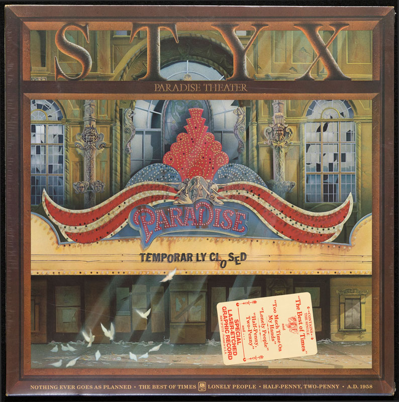 Styx Paradise Theatre Sealed Vinyl LP