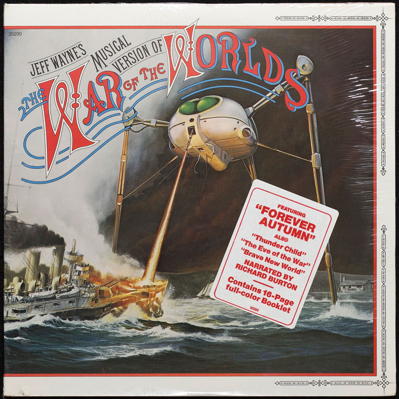 War of the Worlds Soundtrack Sealed Vinyl LP
