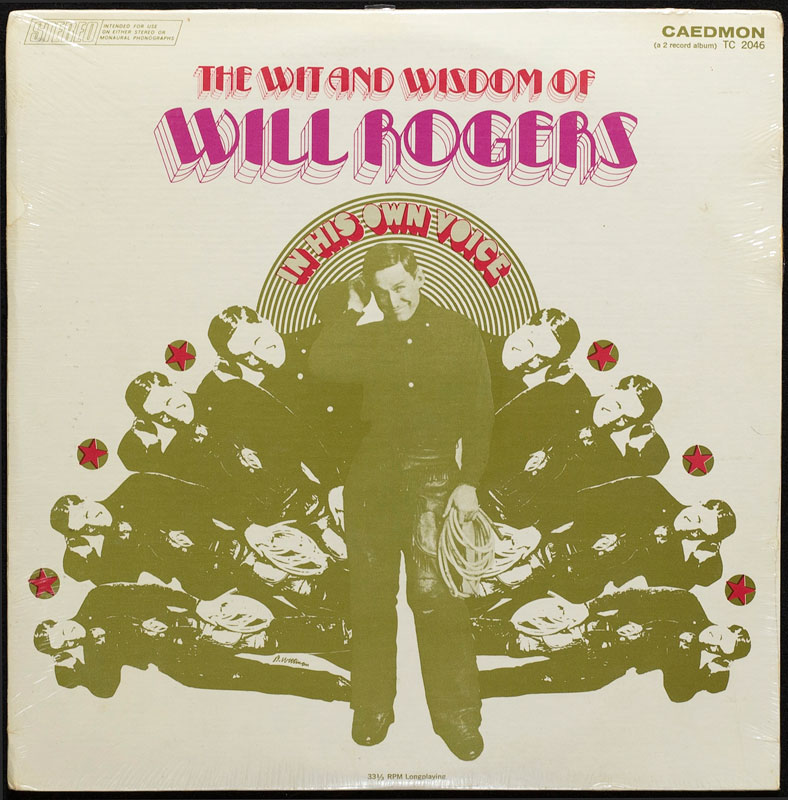 Will Rogers The Wit and Wisdom of Sealed Vinyl LP