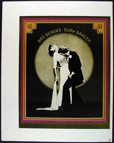 Photo: Ethan Russell / Design: Tony Lane Boz Scaggs - Slow Dancer Uncut Proofsheet