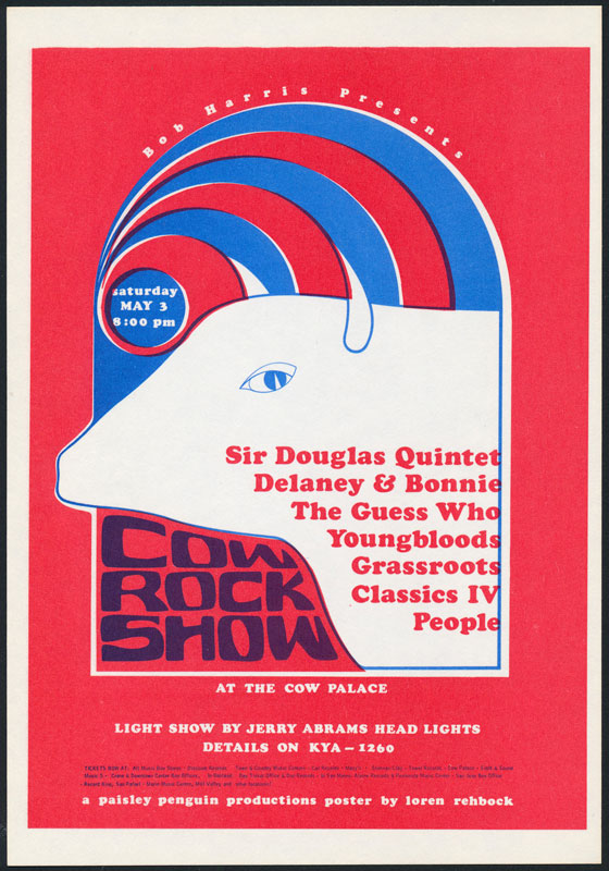 Loren Rehbock Cow Rock Show Handbill