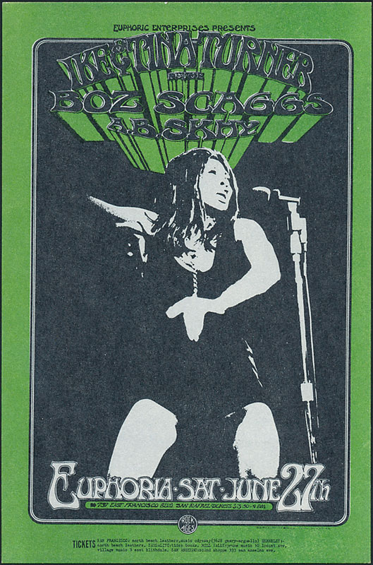 Randy Tuten Ike and Tina Turner Handbill