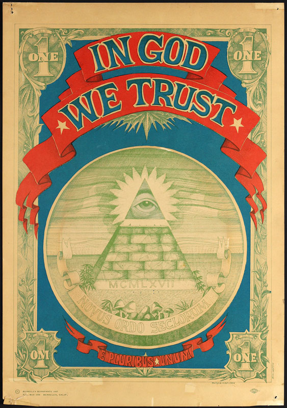 Rick Griffin In God We Trust Poster
