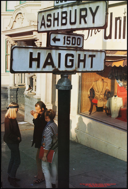 Gene Anthony Haight Ashbury Poster