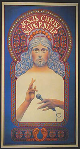 David Byrd Jesus Christ Superstar Decca Records Promo Poster