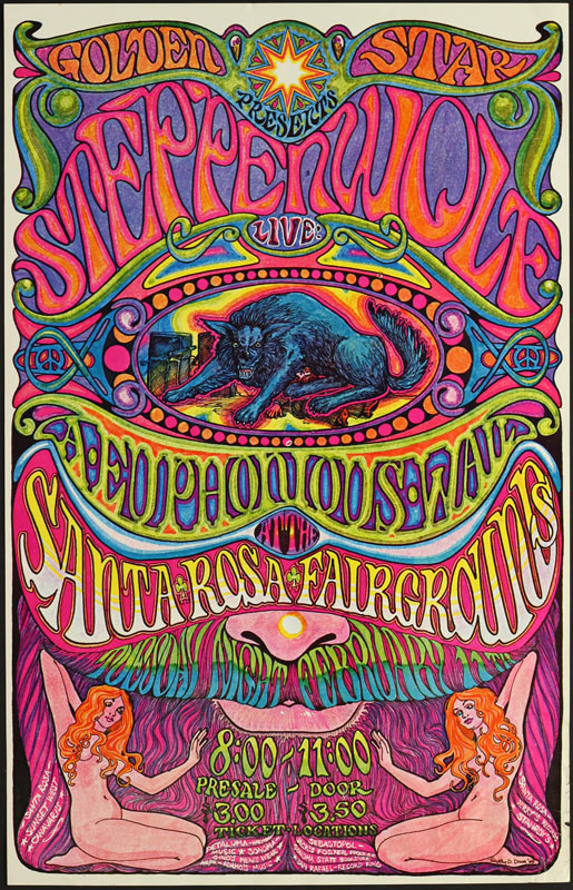 Timothy D. Dixon Goldenstar Presents Steppenwolf Poster