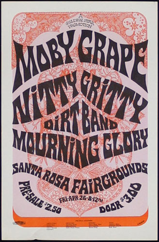 The Mod Russian (Sam Sirdofsky) Moby Grape Handbill