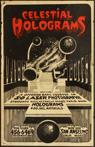 Dave Sheridan Celestial Holograms Poster