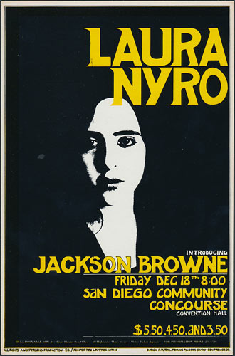 Randy Tuten Laura Nyro Handbill