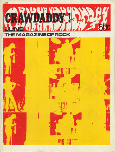 June 1968 Crawdaddy Number 16 Music Magazine