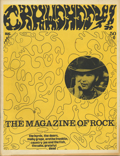 August 1967 Crawdaddy Number 10 Music Magazine