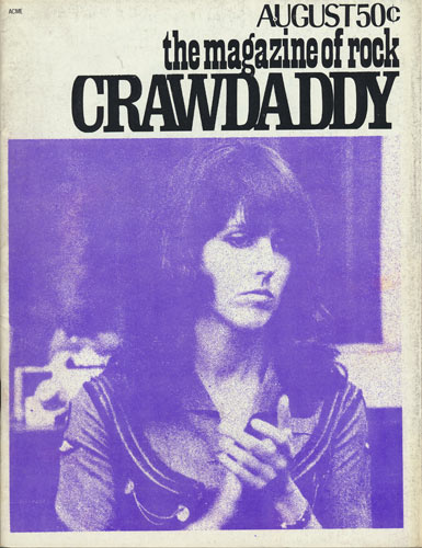 August 1968 Crawdaddy Number 17 Grace Slick Cover Music Magazine