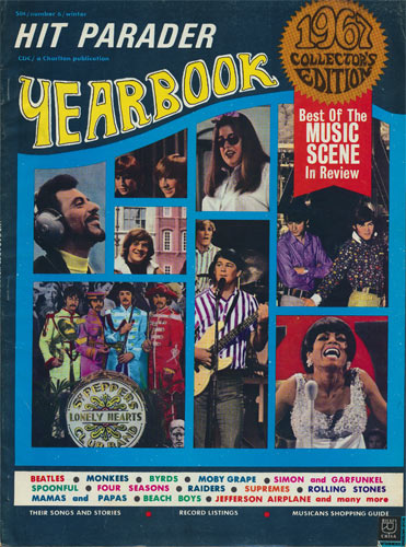 1967 Collector's Edition Hit Parader Yearbook Music Magazine
