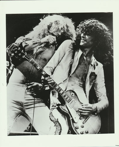 Jimmy Page and Robert Plant Led Zeppelin Promo Photograph