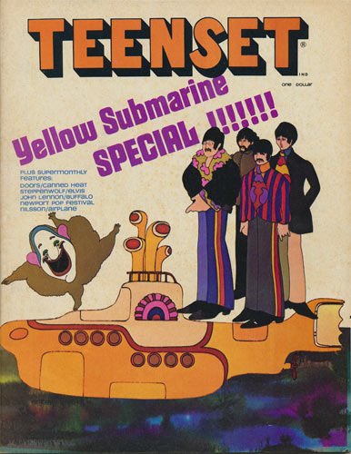 1968 Teenset Yellow Submarine Cover Music Magazine