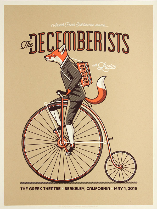 DKNG Studios The Decemberists Poster