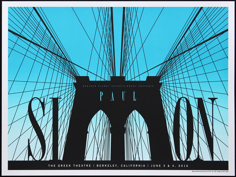 Dirk Fowler Paul Simon Poster