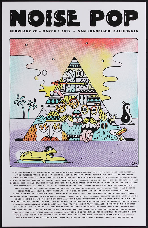 Steven Harrington Noise Pop 2015 Poster