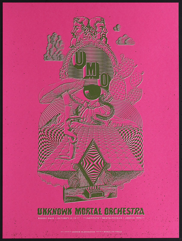 Andrew McGranahan Desert Daze Unknown Mortal Orchestra Poster