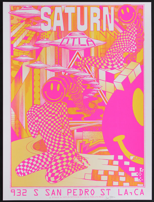Caitlin Mattisson Saturn Creative - Downtown Los Angeles Poster