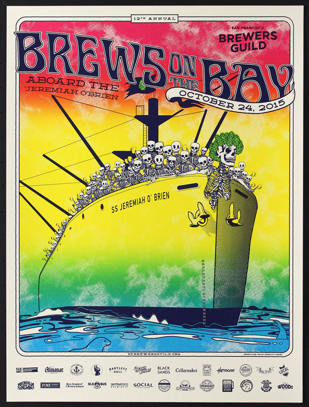 12th Annual Brews on the Bay Poster