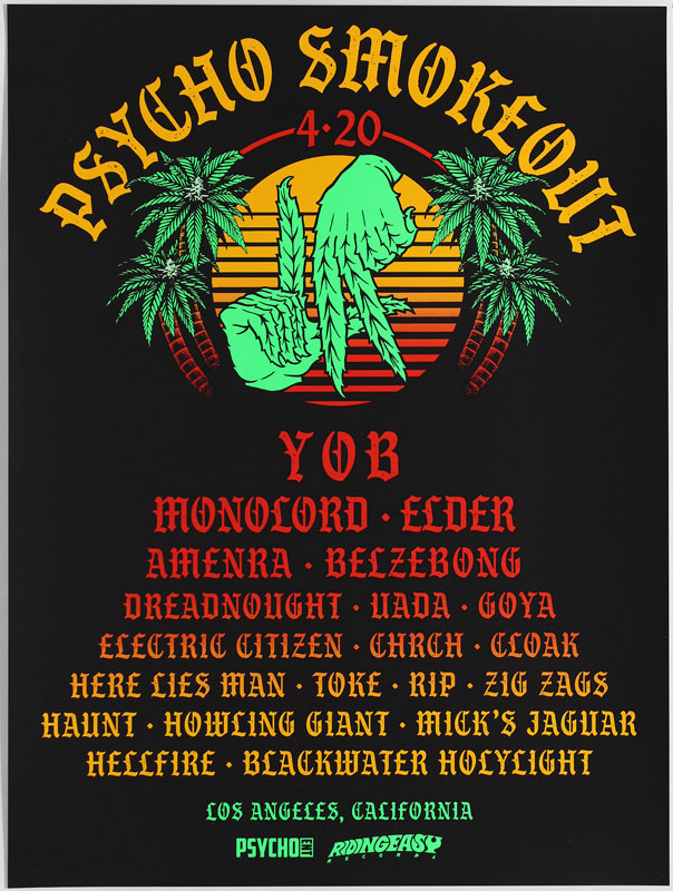 Psycho Smokeout - YOB Poster