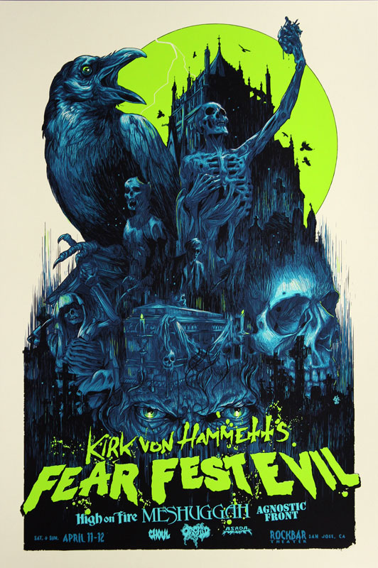 Vance Kelly Kirk Von Hammett's Fear Fest-Evil (Festival) Poster