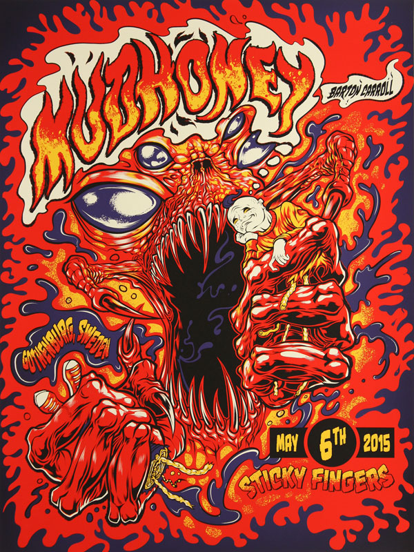 Zombie Yeti Mudhoney Poster