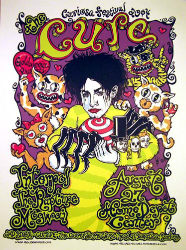 Michael Michael Motorcycle The Cure Poster