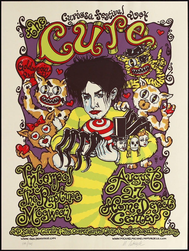 Michael Michael Motorcycle The Cure Poster