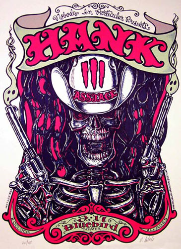 Michael Michael Motorcycle Hank (Williams) III and Assjack Poster