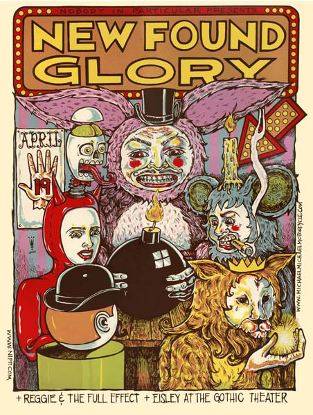 Michael Michael Motorcycle New Found Glory Poster