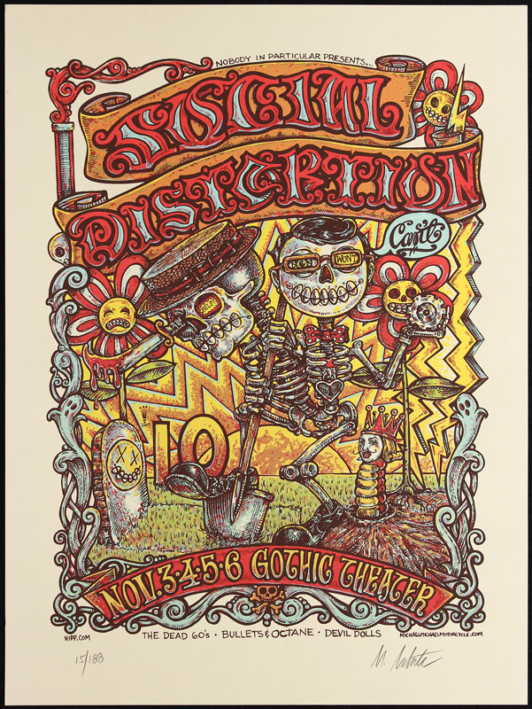 Michael Michael Motorcycle Social Distortion Poster