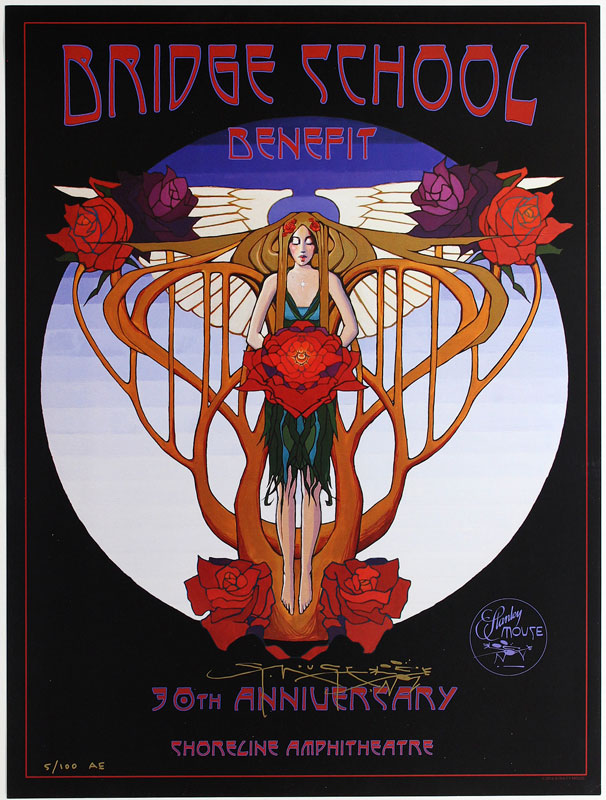 Stanley Mouse Bridge School Benefit 30th Anniversary 2016 Poster