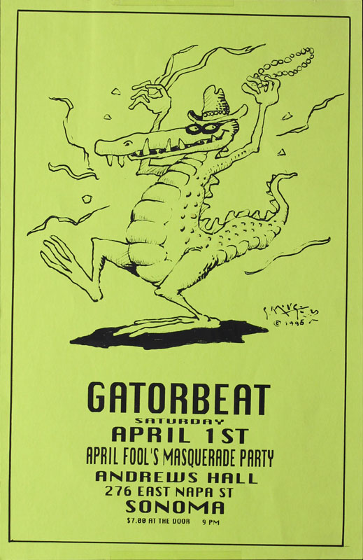 Stanley Mouse Gator Beat Poster