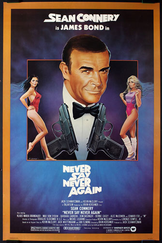 James Bond 007 - Never Say Never Again Movie Poster