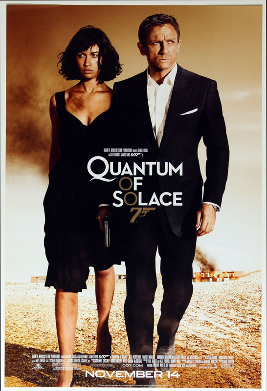 Quantum of Solace James Bond 007 Advance Promotional  Mini Movie Poster