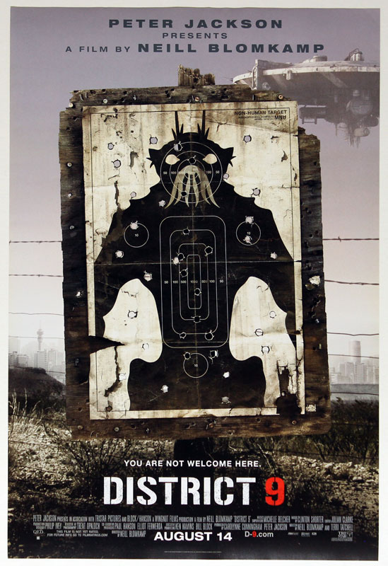 District 9 Advance Promotional  Mini Movie Poster