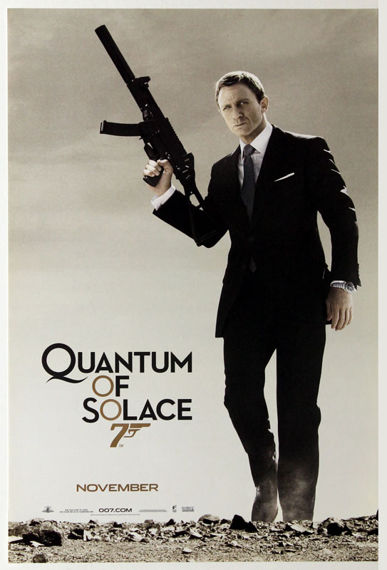 Quantum of Solace James Bond 007 Advance Promotional  Mini Movie Poster