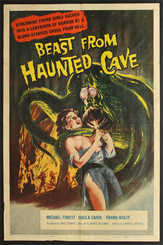 Beast From Haunted Cave 1959 Movie Poster