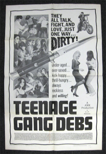 Teenage Gang Debs Movie Poster