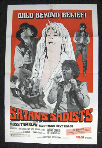 Satan's Sadists Movie Poster