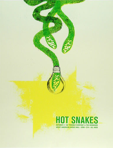 Jason Munn Hot Snakes Poster