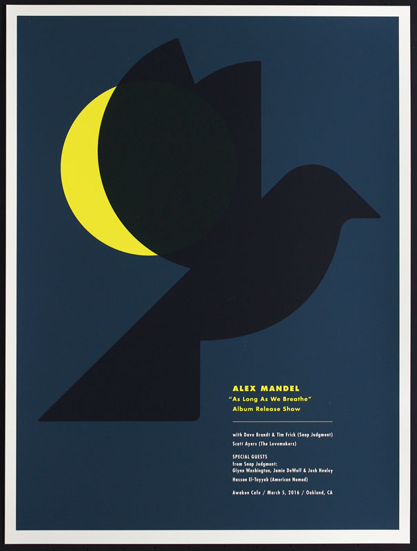 Jason Munn Alex Mandel - As Long As We Breathe Album Release Show Poster