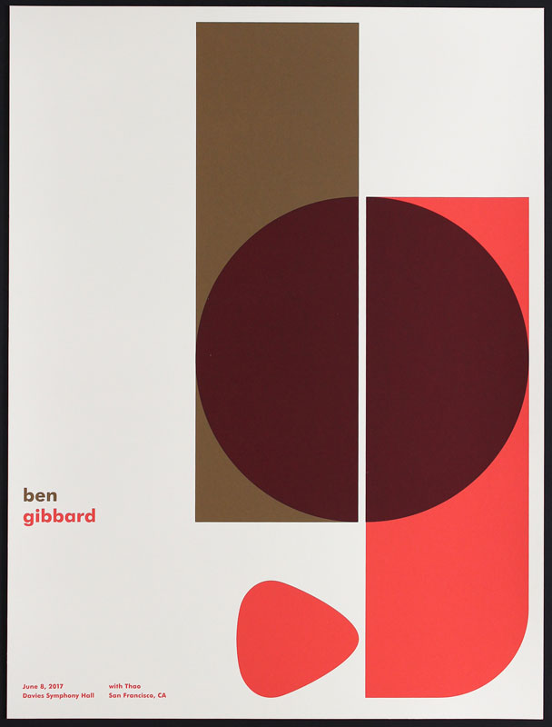 Jason Munn Ben Gibbard Poster