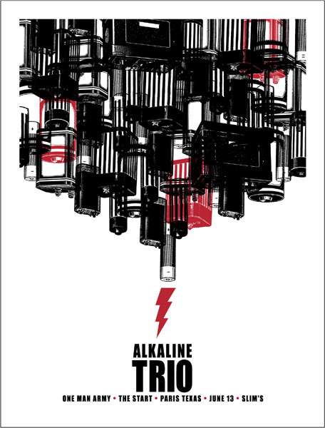 Jason Munn - The Small Stakes Alkaline Trio Poster