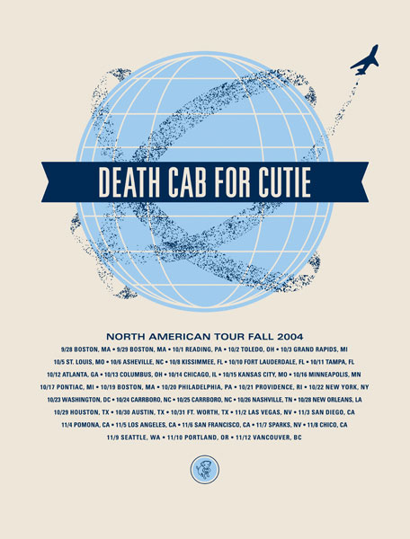 Jason Munn - The Small Stakes Death Cab For Cutie Poster