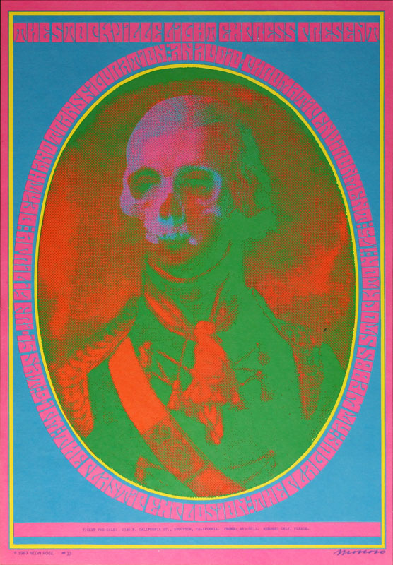 Victor Moscoso Neon Rose # 13 Death and Transfiguration Poster