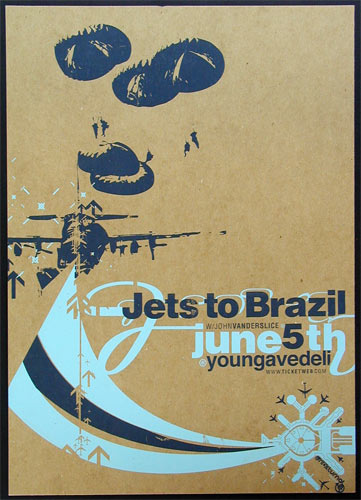 Nocturnal Showprint Jets To Brazil Poster